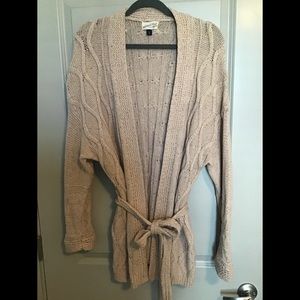 Target Universal Thread long wrap sweater.
